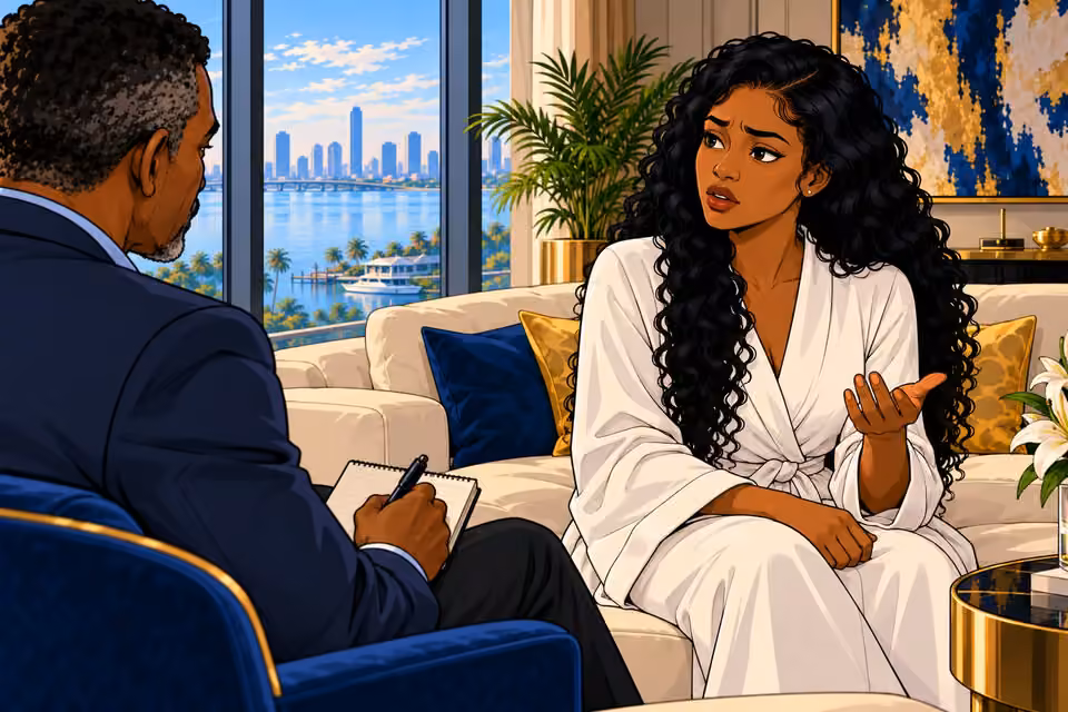 Amaka shakes her head, unable to name the waiter.