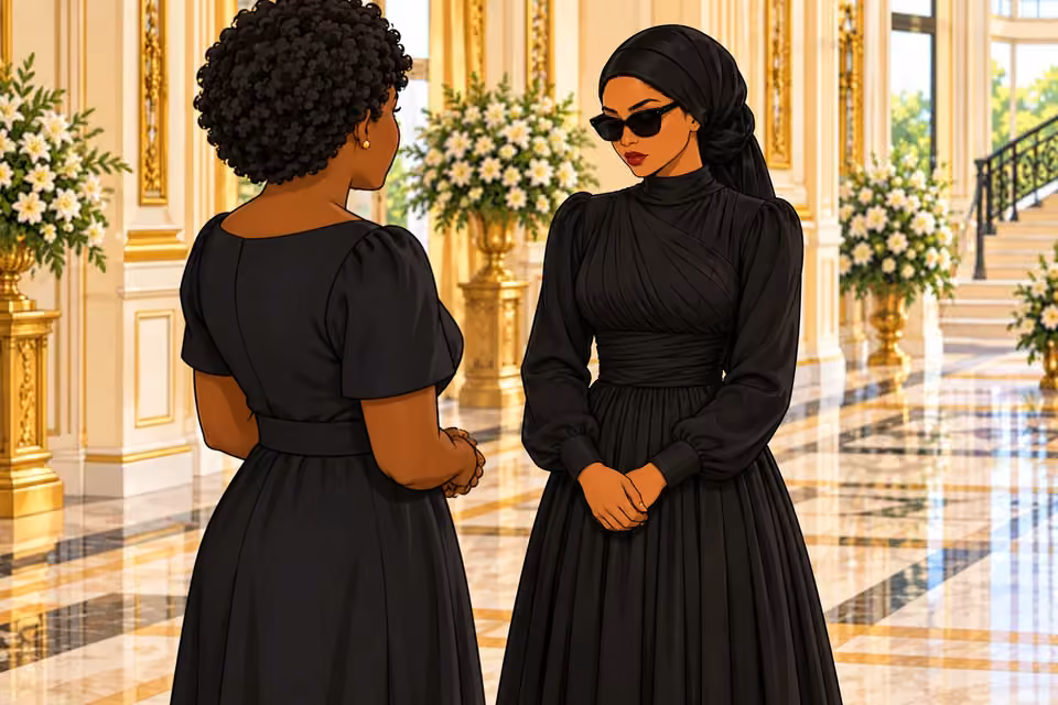 Amaka nods and explains that she cannot fall apart yet.