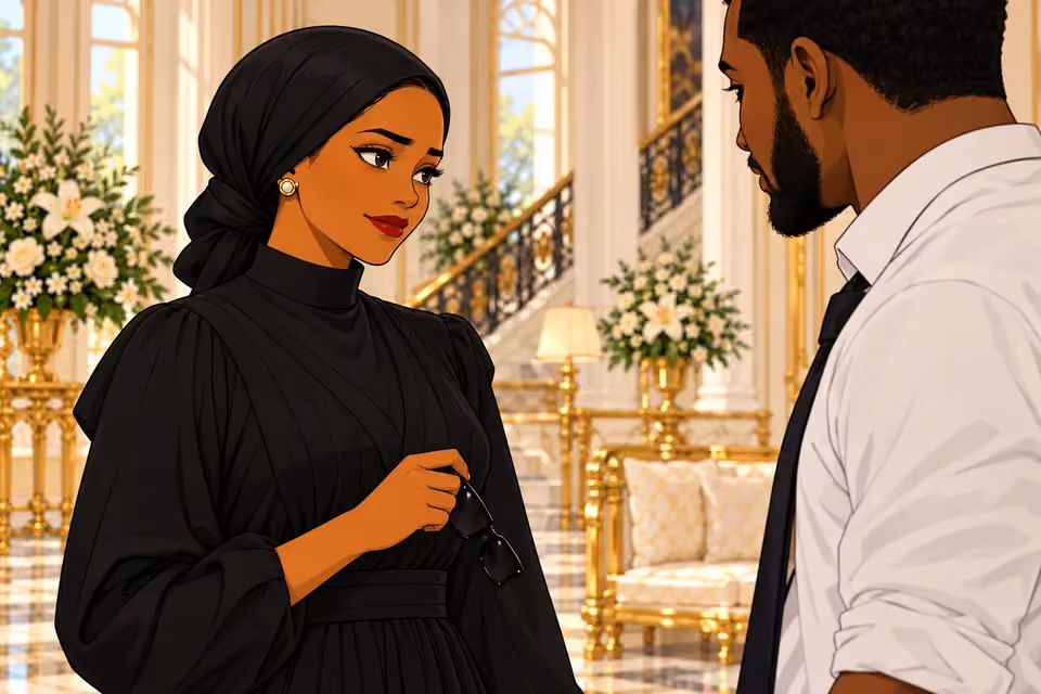 A faint smile crosses Amaka’s face.