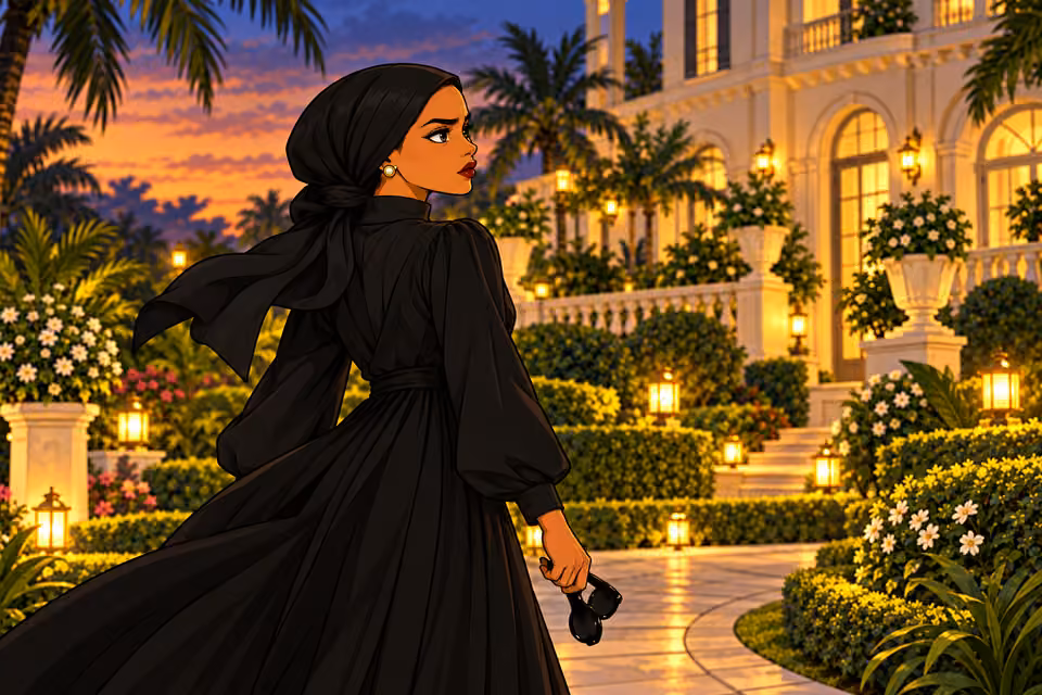 Amaka turns toward the house with renewed resolve.
