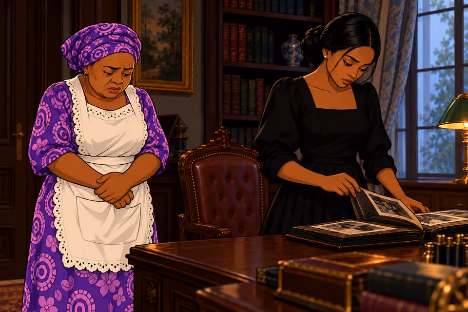 Mama Tutu falls silent after Amaka’s bitter reply.