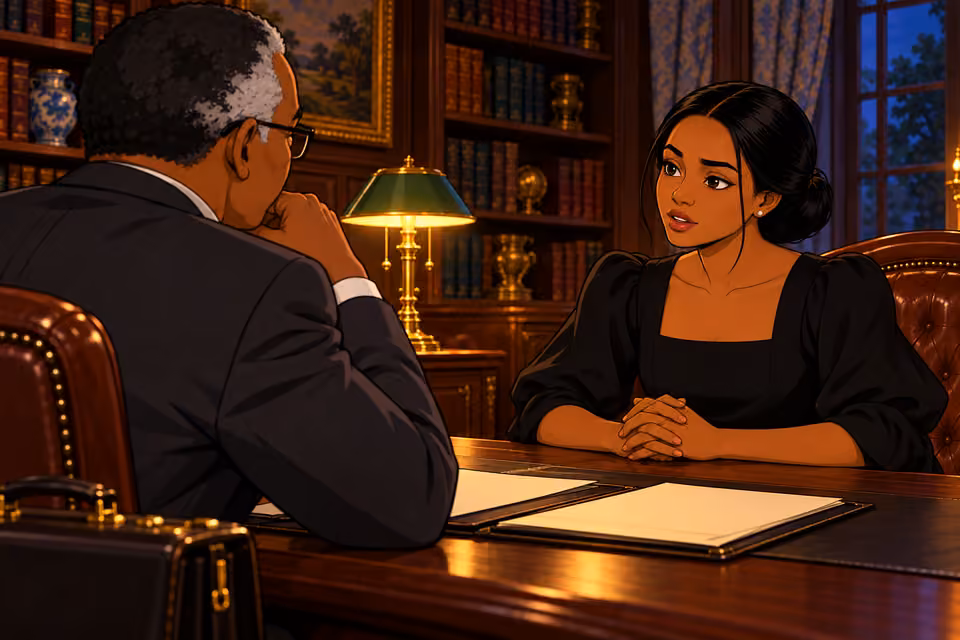 Amaka concludes that she inherits everything.