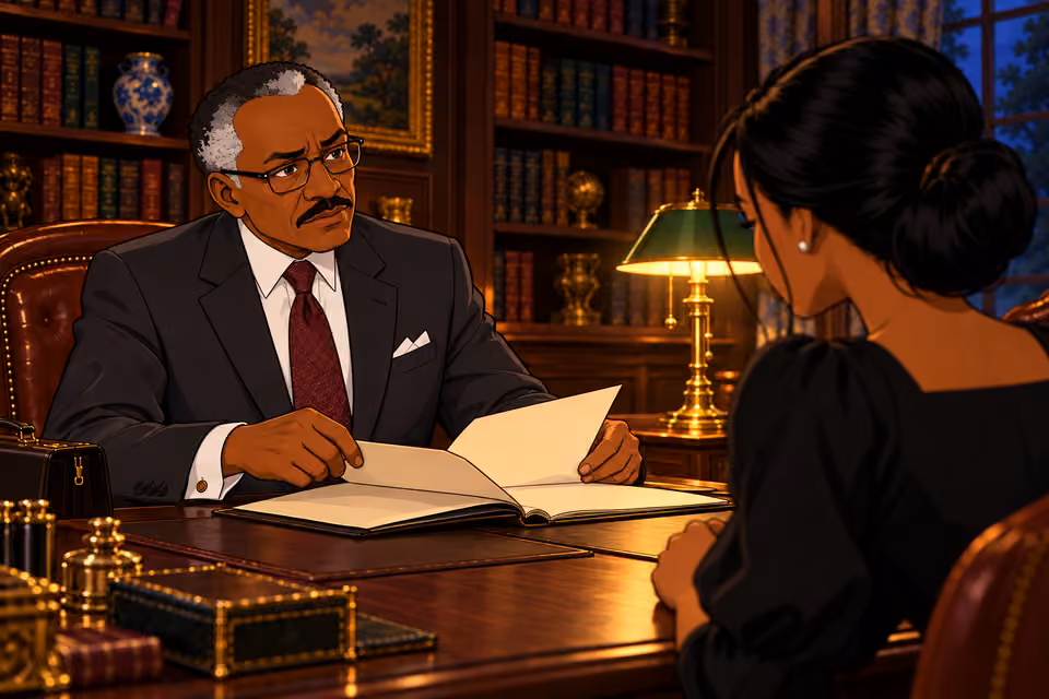 Akinwale warns that someone could contest the estate.