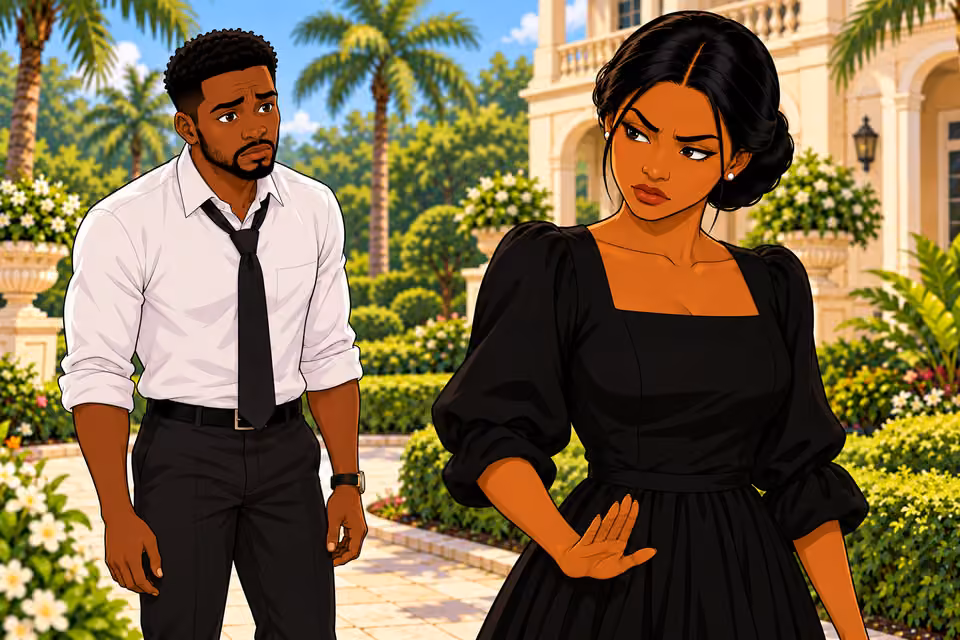 Amaka tells Chuka to be careful.