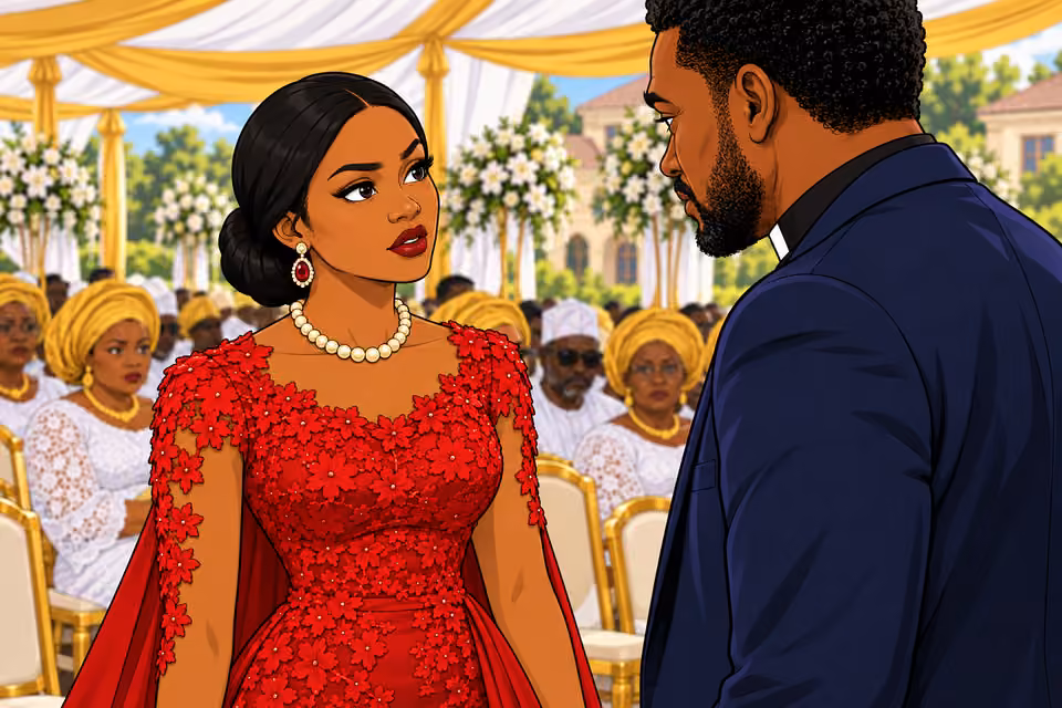Amaka answers Gabriel with a pointed warning.