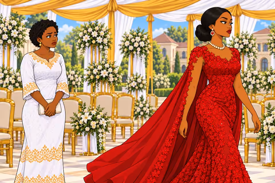 Amaka turns away after her final reply to Uju.