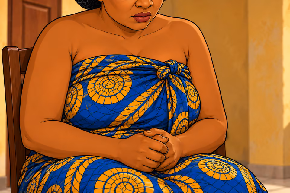 Ngozi pauses again before naming the person she saw.