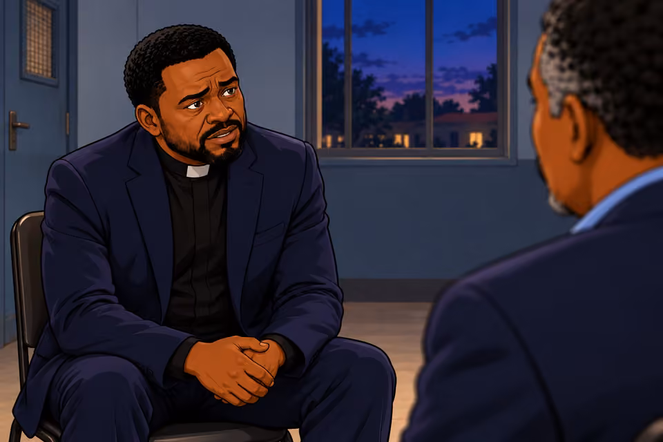 Gabriel nods his agreement to Musa.