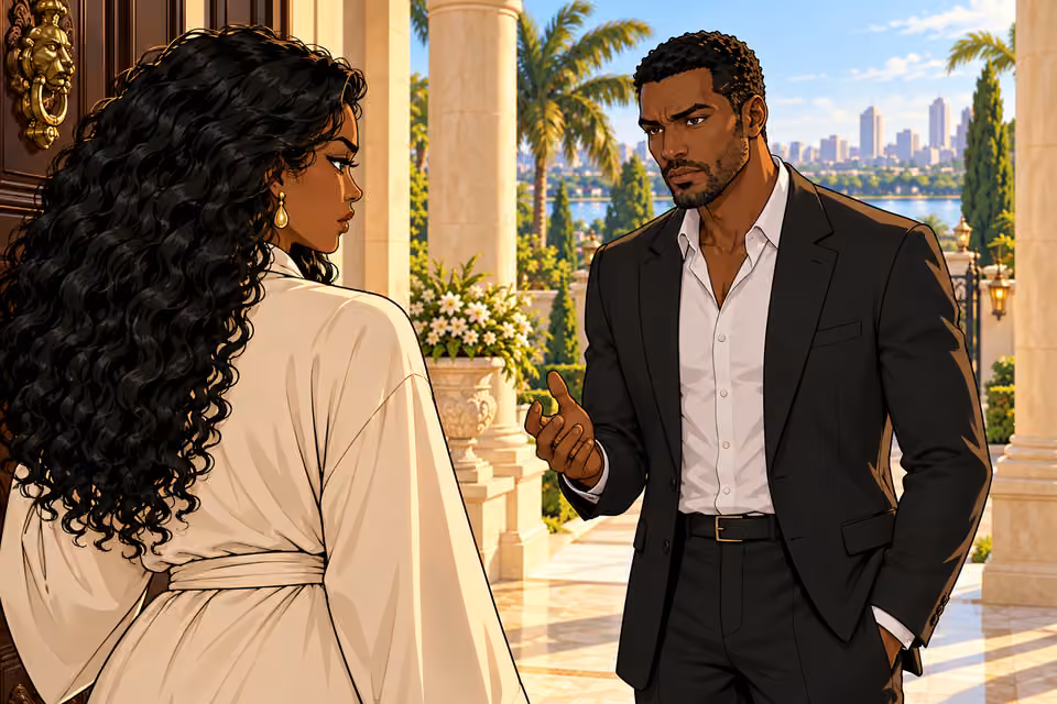 Ikenna says he needs to speak privately with Amaka.
