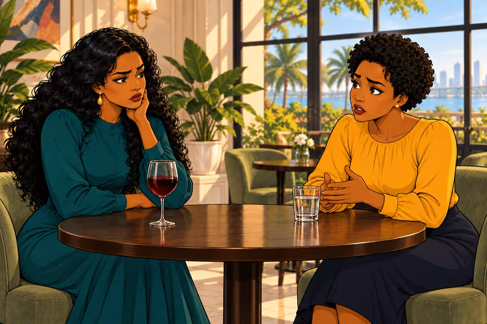 Uju describes Amaka's change since the wedding.