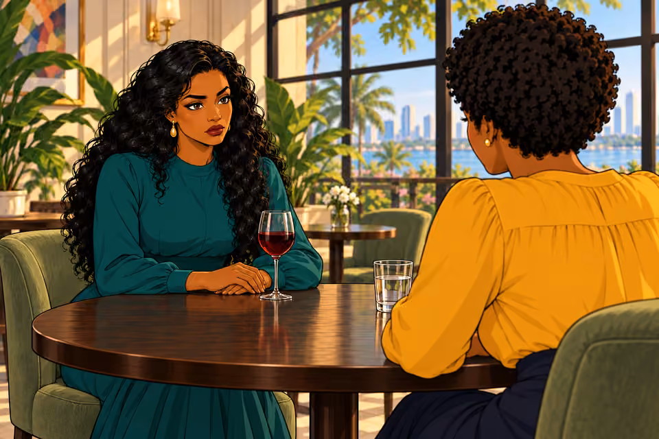 Amaka silently accepts Uju's accusation.