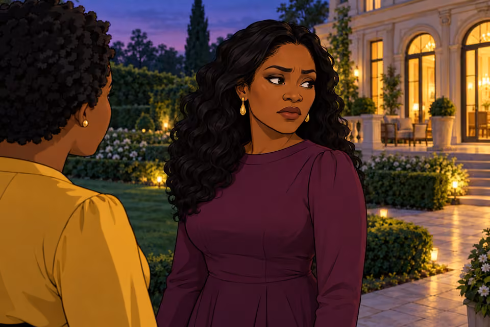 Amaka turns her eyes away from Uju.