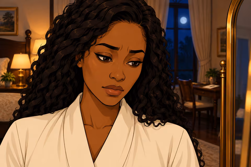 A trace of remembered fear crosses Amaka’s face.