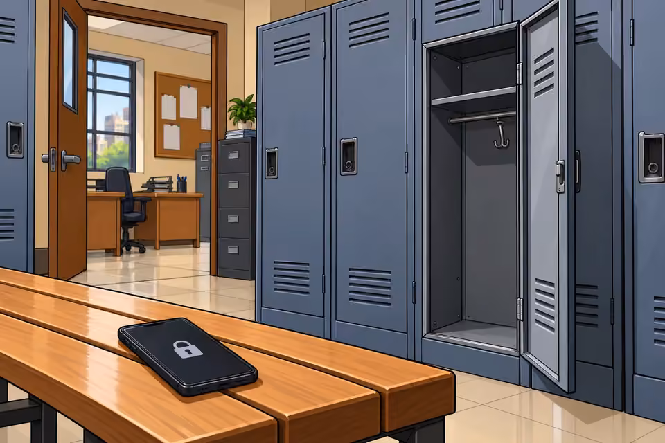 An empty locker and locked phone mark Moses’s disappearance.