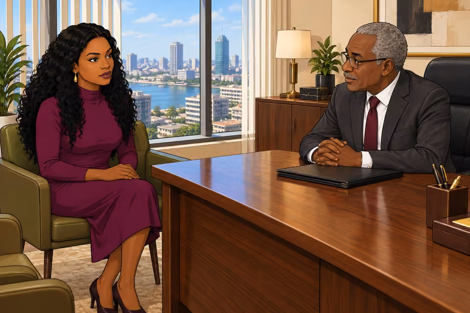 Amaka meets the family’s private banker.