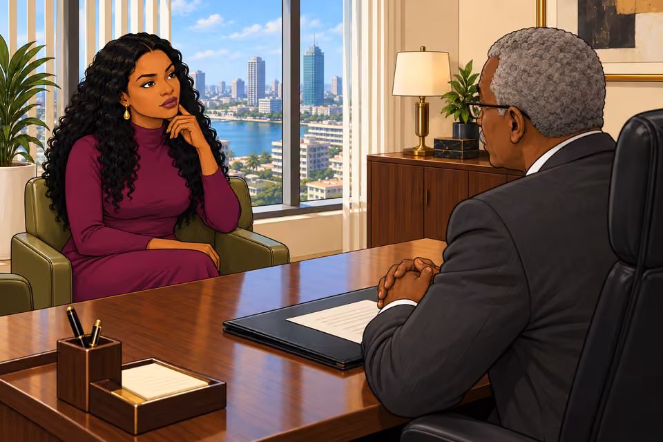 Amaka suggests that Ikenna was involved.