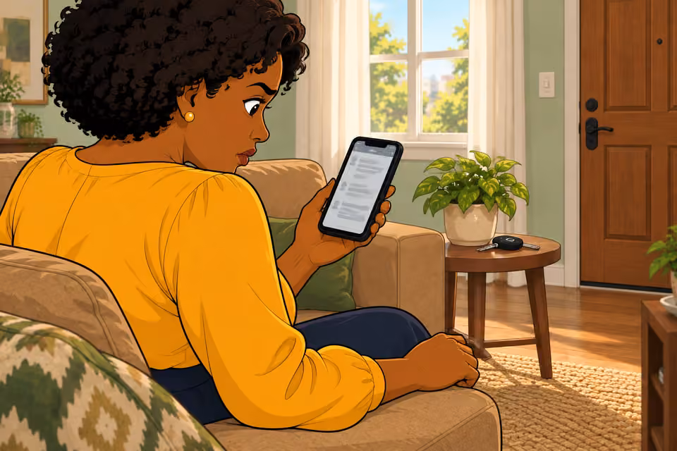 The anonymous message points Uju toward an old promise.