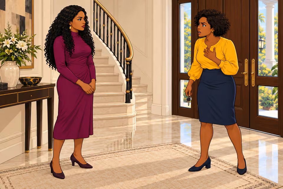 Uju reminds Amaka of her old promise.