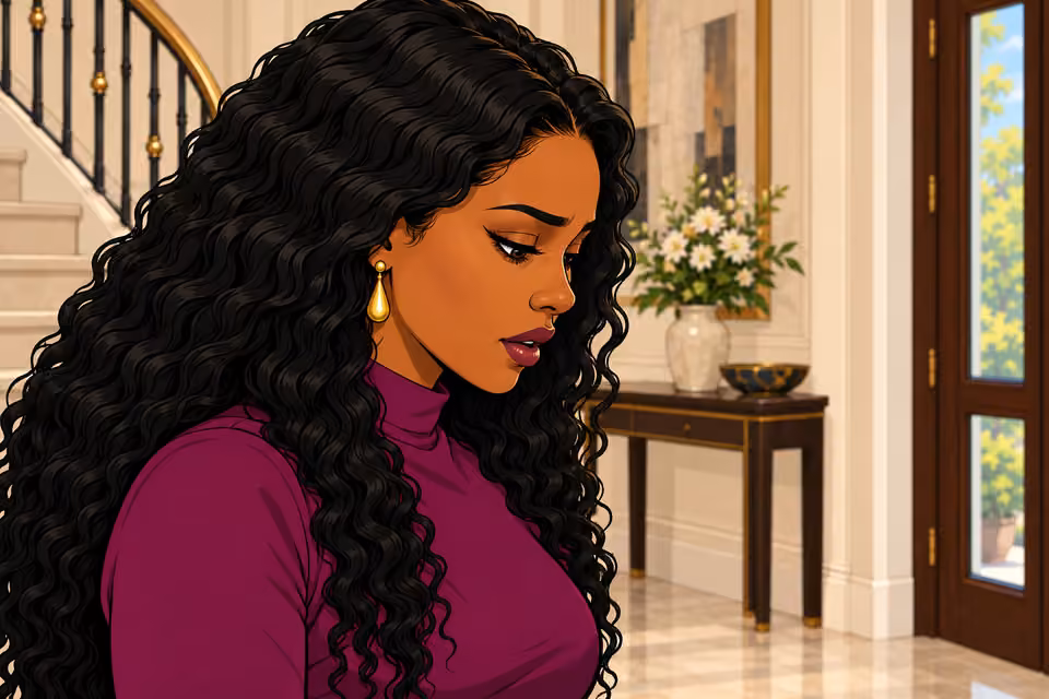 Amaka quietly says that she tried.
