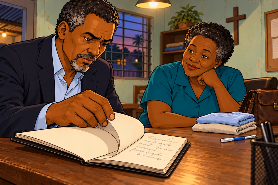 Near the notebook’s end, Musa finds hurried notes.
