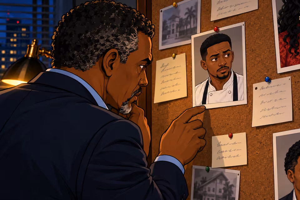 Musa considers the missing cook’s manipulated involvement.
