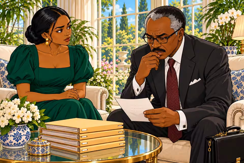 Akinwale hesitates before telling Amaka she is not named.