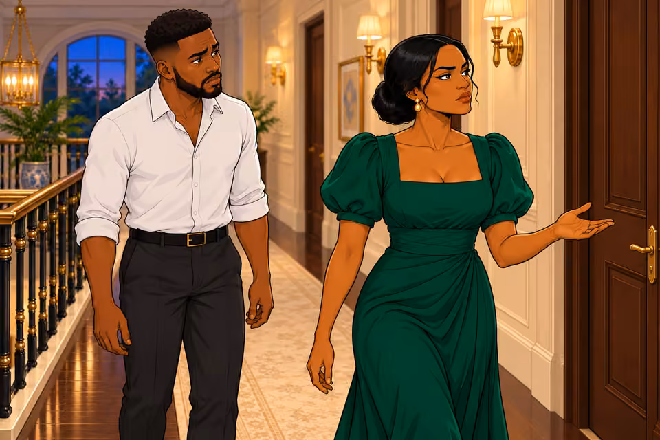 Amaka speaks coldly about the consequences of disloyalty.