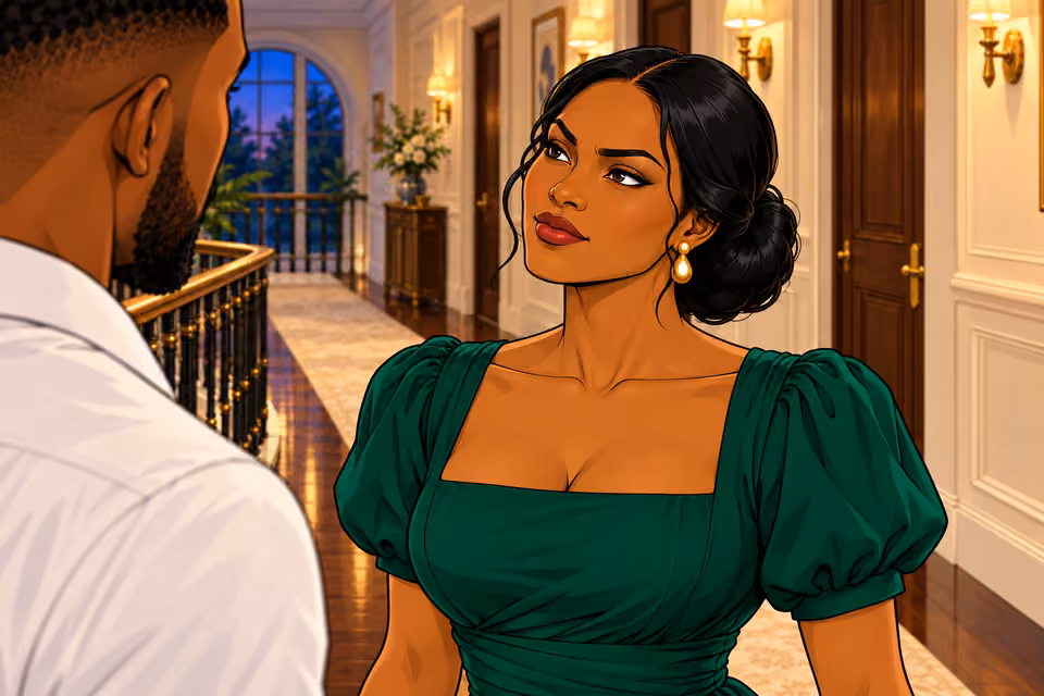 Amaka tells Chuka that he did not marry a saint.