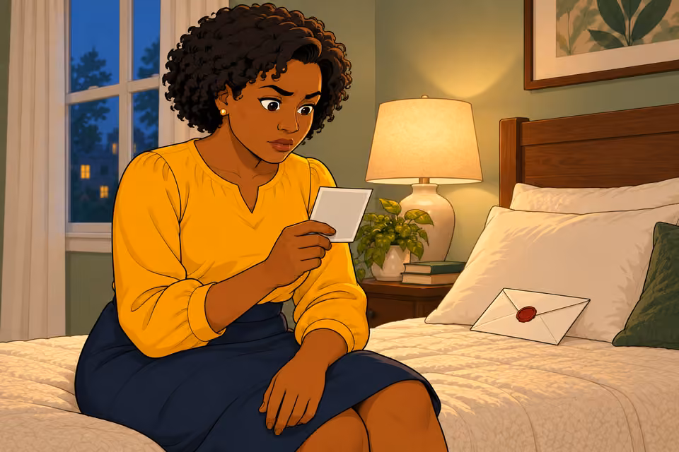Uju realizes who is most likely to have sent it.