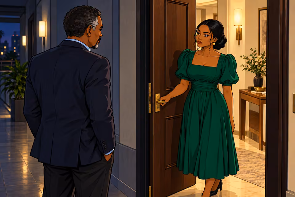 Amaka is unsurprised when Musa arrives.