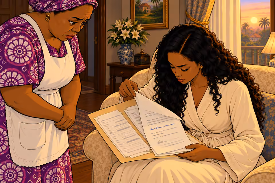 Amaka turns the papers over and studies the dates and ink.