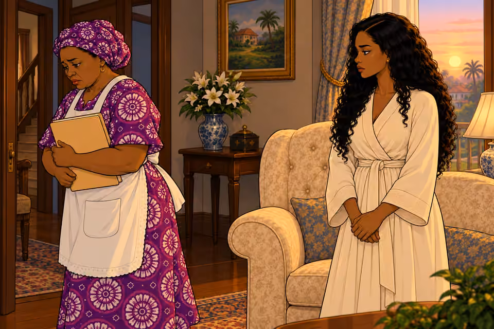 Mama Tutu takes the file and leaves.