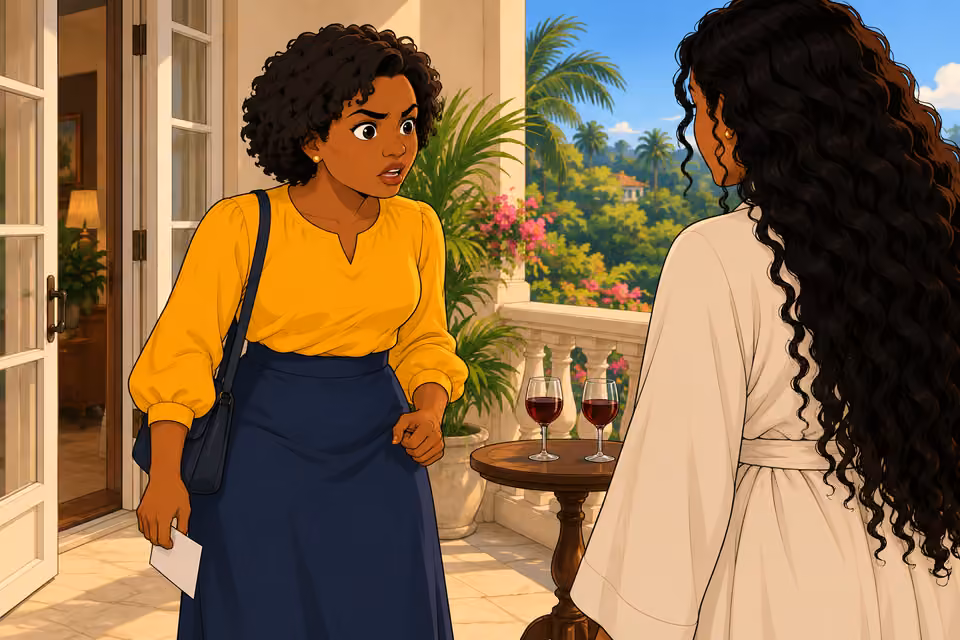 Uju confronts Amaka’s cruelty.