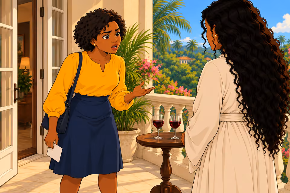 Uju reminds Amaka who raised her.