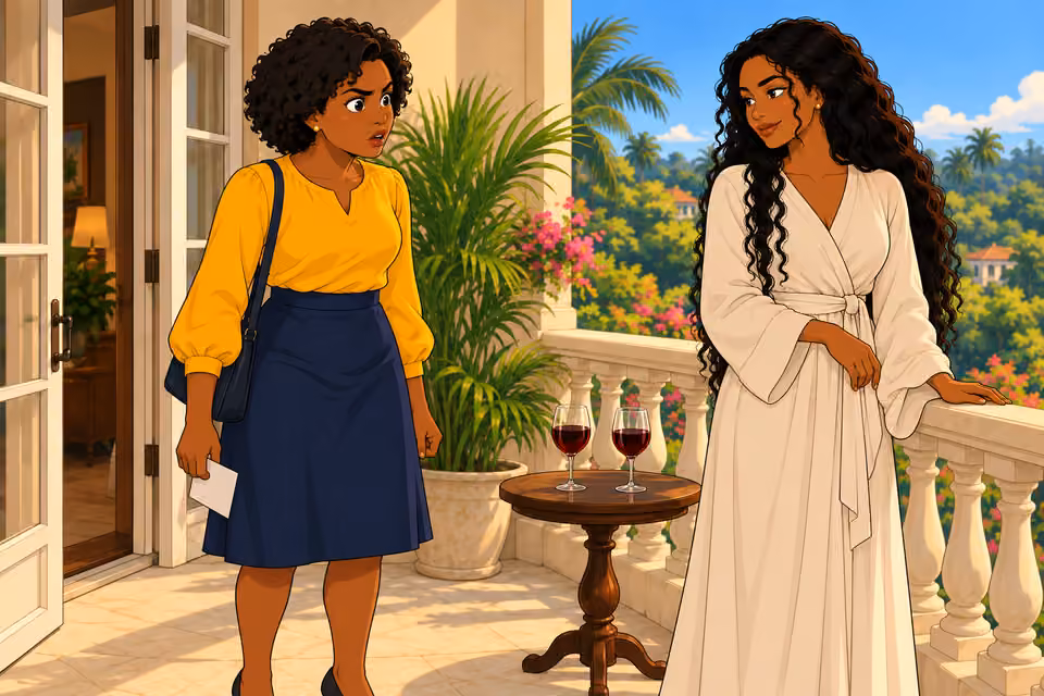 Amaka proposes that they pretend nothing happened.