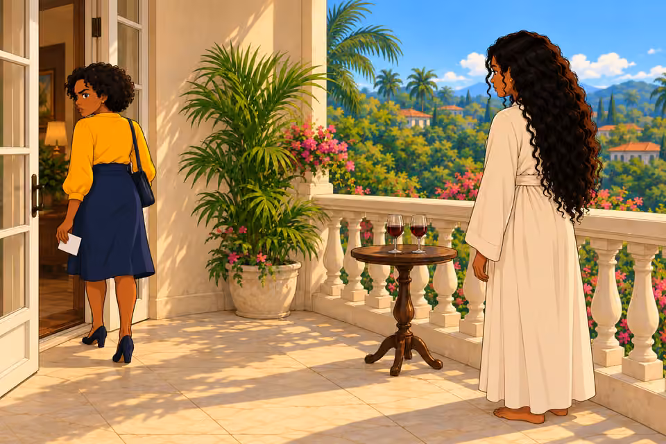 Amaka lets her walk away.