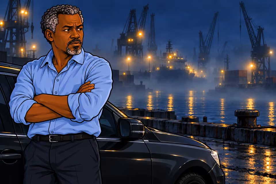 Cartoon illustration: Musa has prepared for the danger.