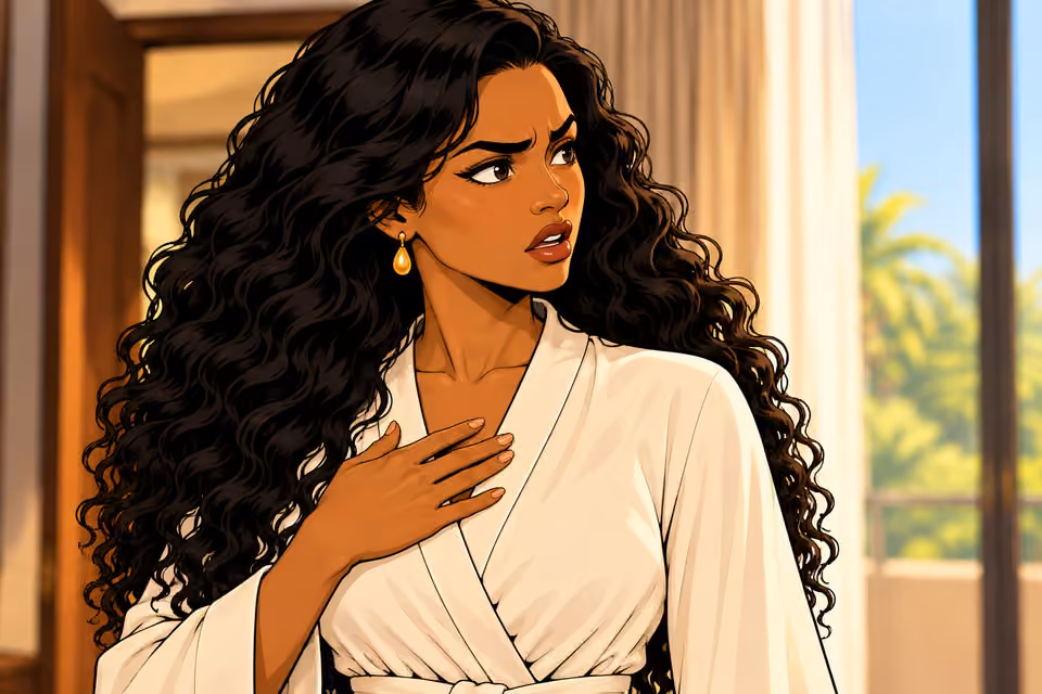 Cartoon illustration: Amaka insists she is not Agnes.