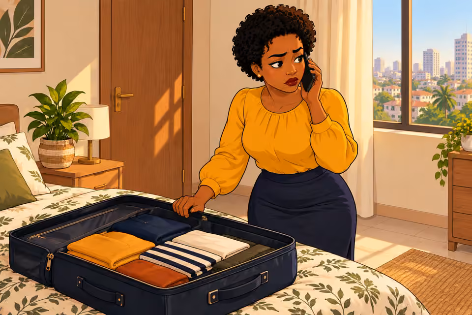 Uju calls Musa from an unregistered line.