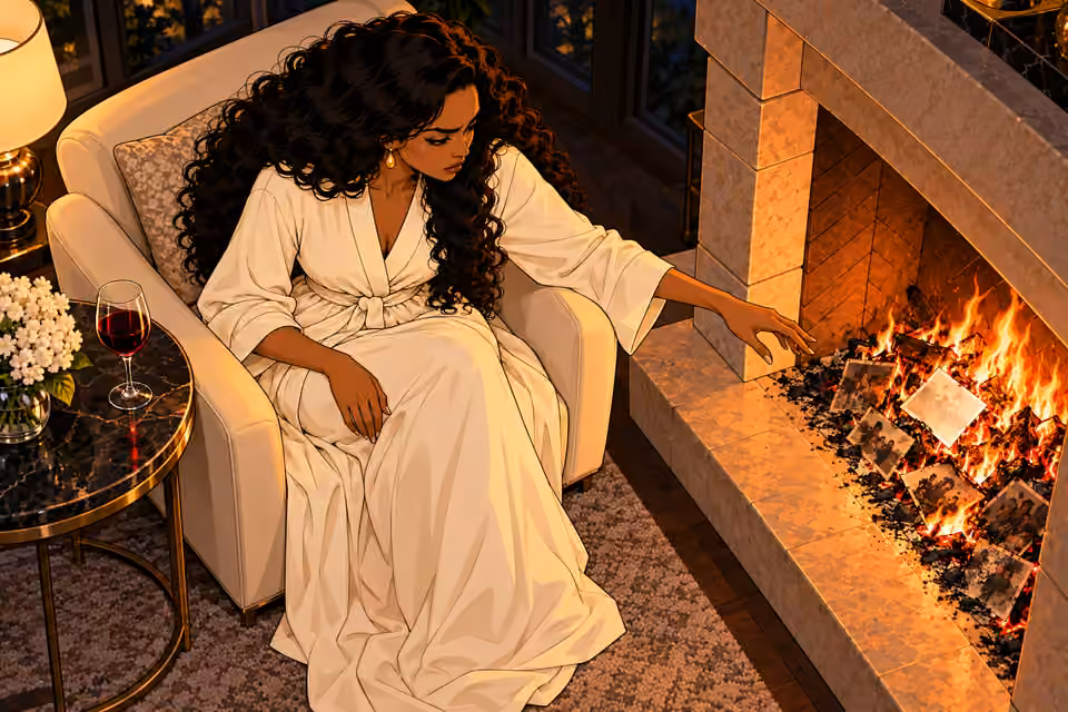 Amaka watches the page that matters most to her.