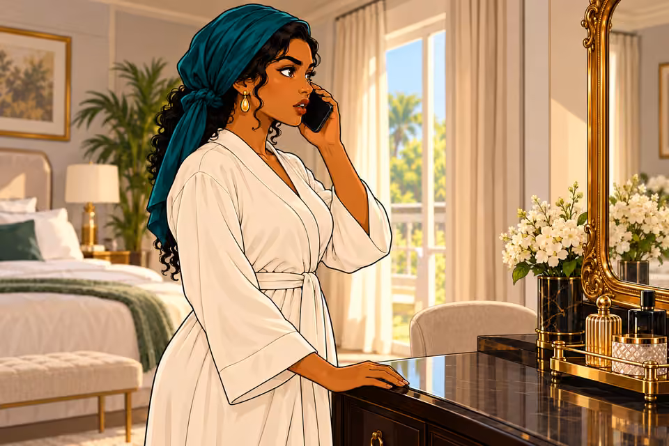 Amaka recognizes the voice on the line.