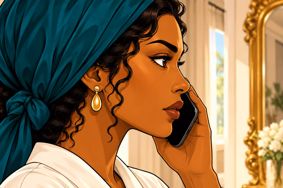 Amaka responds with silence.