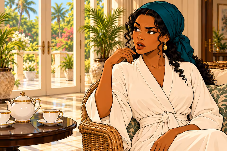 Amaka asks why the resemblance sounds like a curse.