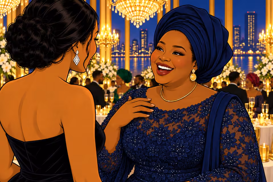 The Ministry guest laughs, missing Amaka’s meaning.