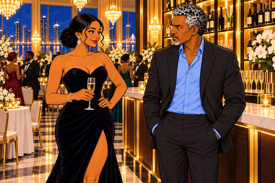 Amaka asks whether the gala is Musa’s scene.
