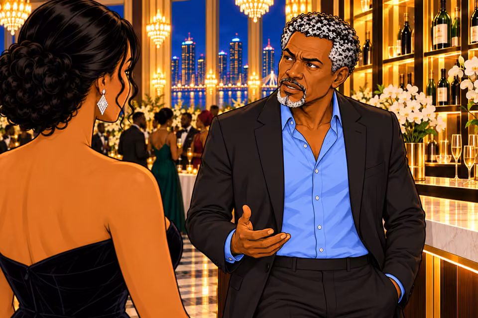 Musa compares the gala to a disguised funeral.