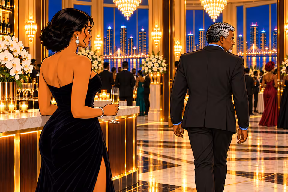 Cartoon illustration: Musa leaves the conversation.
