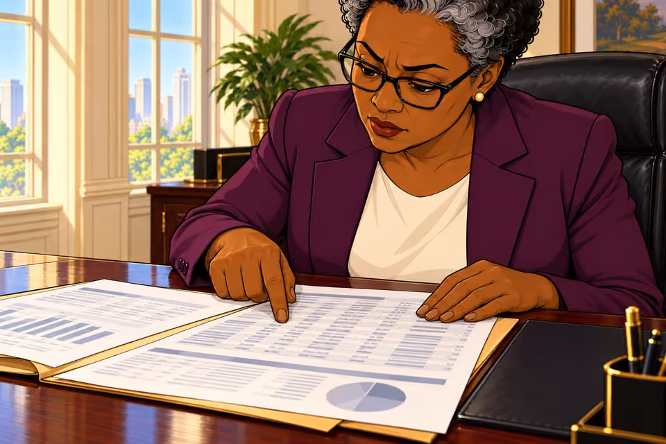 Cartoon illustration: Small irregular withdrawals appear in the records.