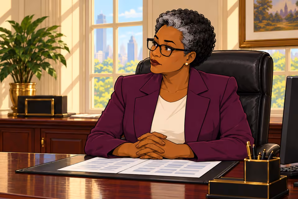 Cartoon illustration: The Commissioner says they will wait.