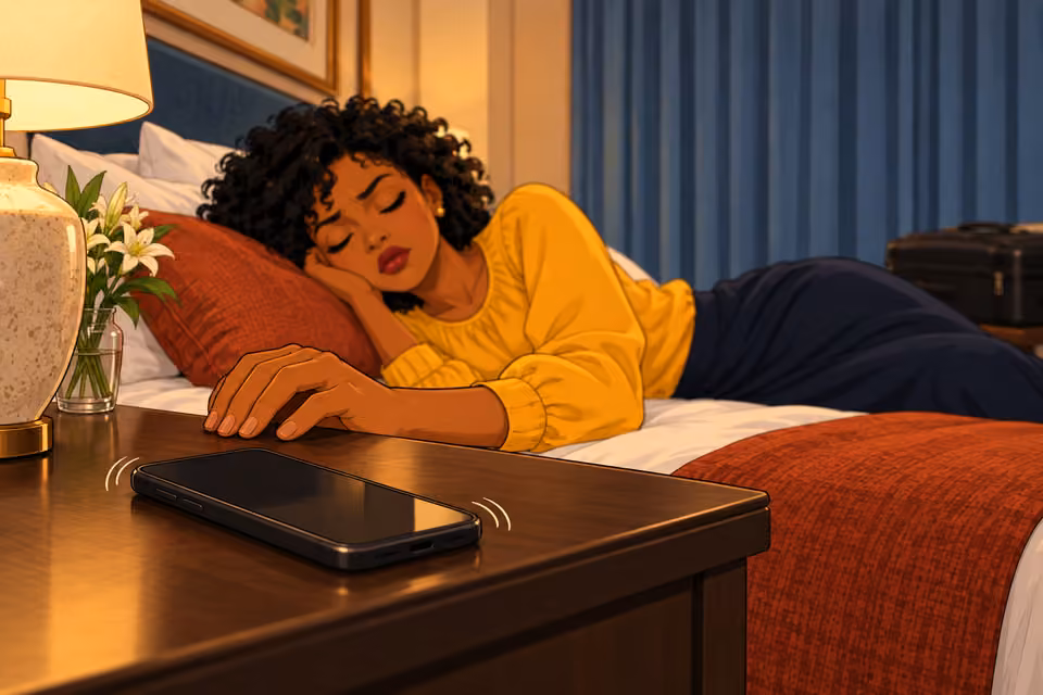 Messages disturb the quiet.